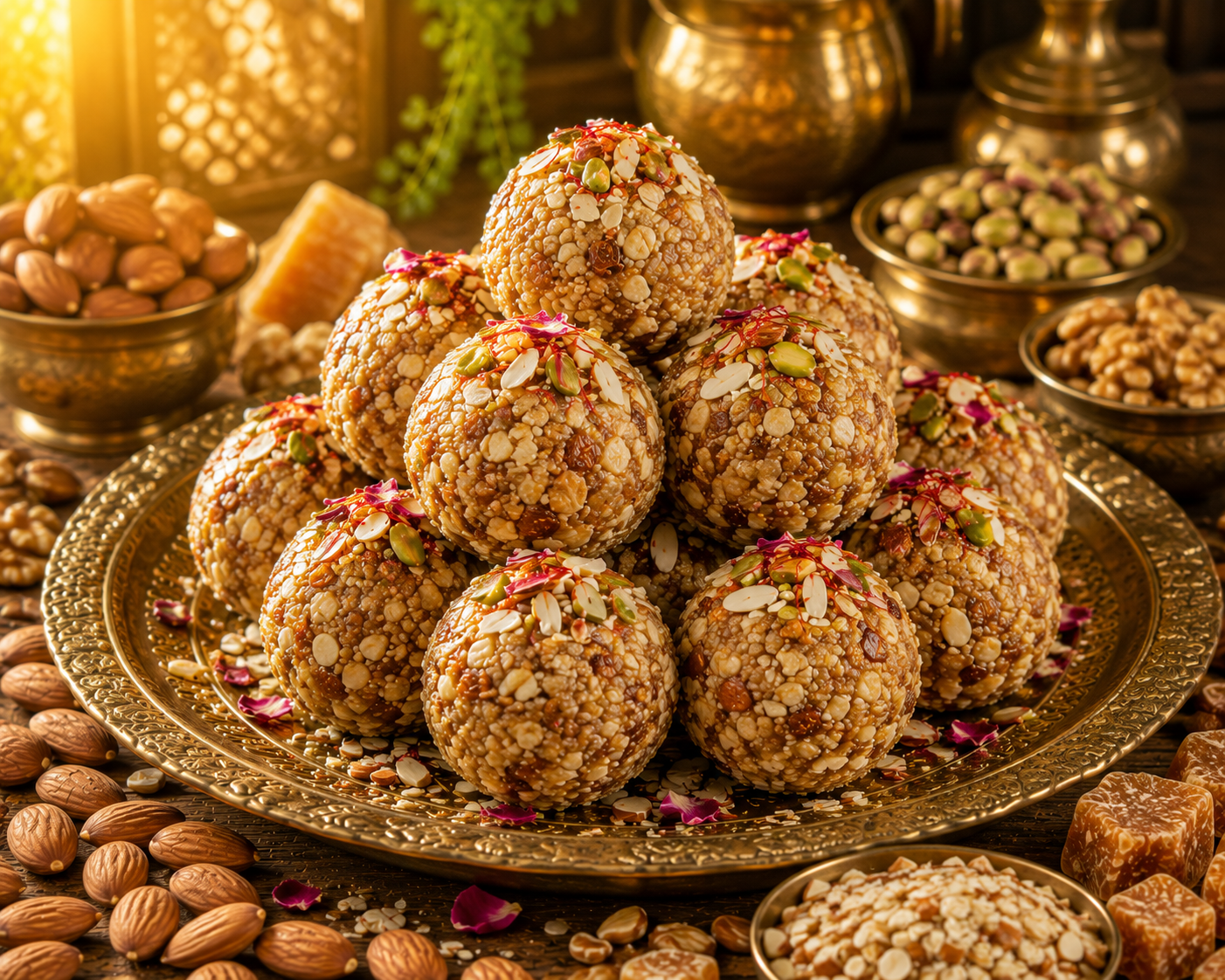 Crushed Almond Laddus Crushed Almond Laddu - Image 1